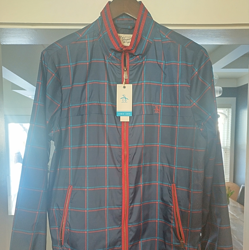 Mens spring water resistant jacket